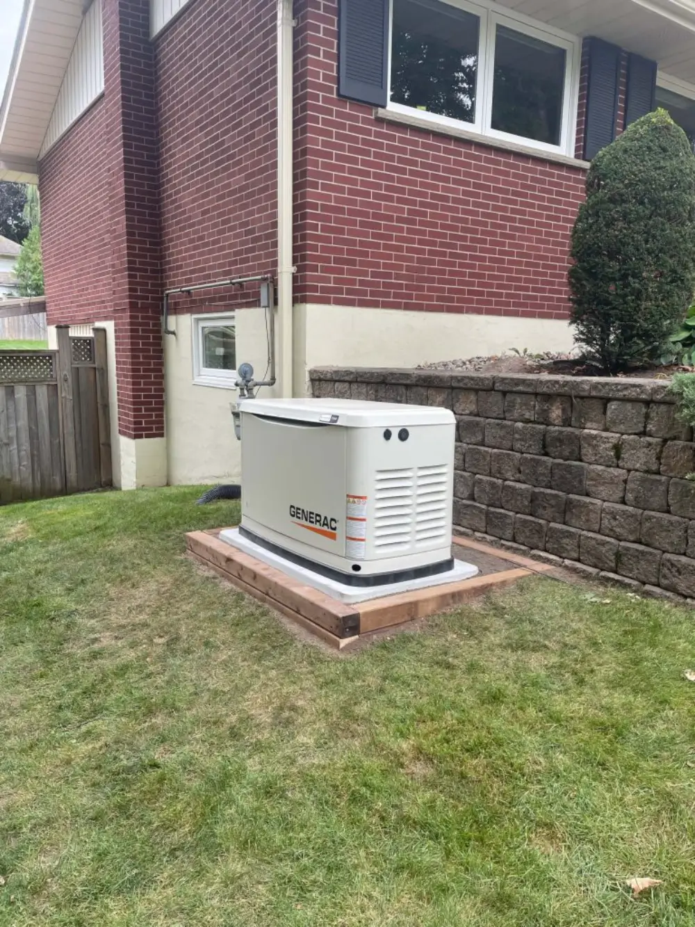 Benfield Electric team and service vehicles for generator service in Harford County